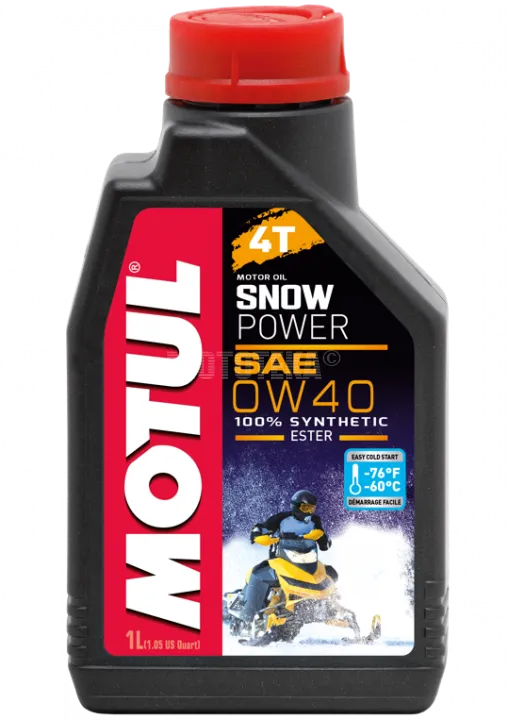 Масло моторное MOTUL (Мотюль) Snowpower 4T SAE 10W - 40 (1л)
