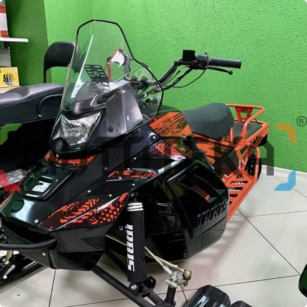 Снегоход IRBIS (Ирбис) SF 200 L Long чёрный/белый с ПСМ | Мототека