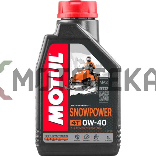 Масло моторное MOTUL (Мотюль) SNOWPOWER 4T SAE 0W40 1л
