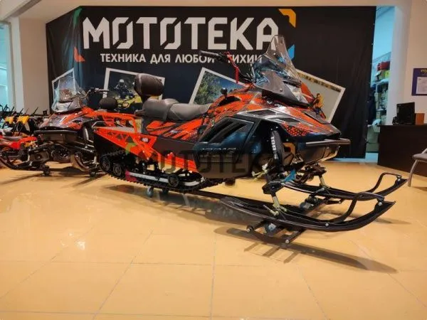 Снегоход IRBIS (Ирбис) SF 200 SL Super Long чёрный/красный с ПСМ | Мототека