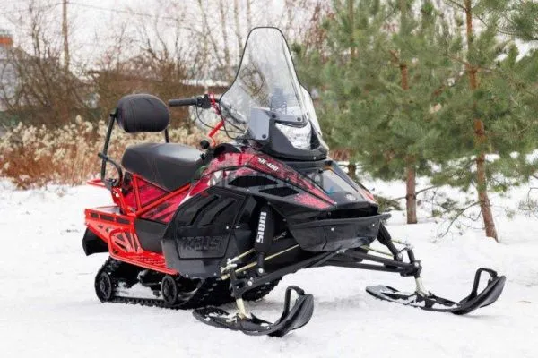 Снегоход IRBIS (Ирбис) TUNGUS (Тунгус) 400 2024 чёрный/красный с ПСМ | Мототека