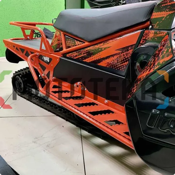 Снегоход IRBIS (Ирбис) SF 200 L Long чёрный/белый с ПСМ | Мототека