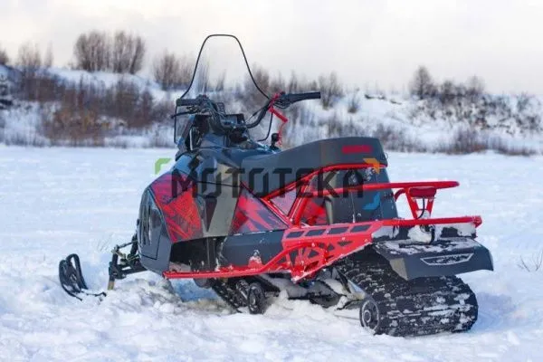 Снегоход IRBIS (Ирбис) TUNGUS (Тунгус) SK 500L Long чёрный/красный 2023/2024 с ПСМ | Мототека