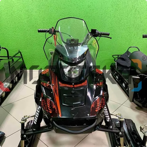 Снегоход IRBIS (Ирбис) SF 200 L Long чёрный/белый с ПСМ | Мототека