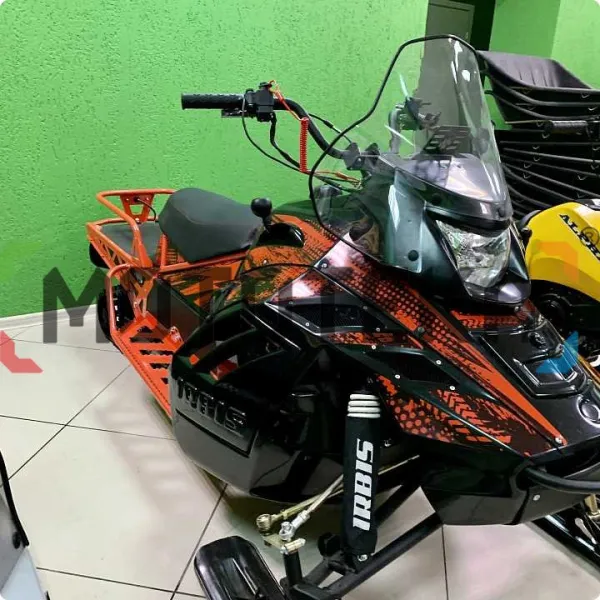 Снегоход IRBIS (Ирбис) SF 200 L Long чёрный/белый с ПСМ | Мототека