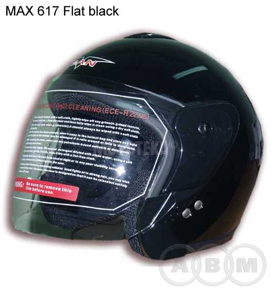 Шлем открытый VCAN (Вкан) MAX 617 Flat black (M)