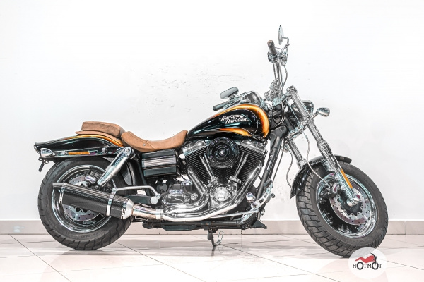 Мотоцикл HARLEY - DAVIDSON Fat Bob 2010, Черный пробег 32865 с ПТС | Мототека