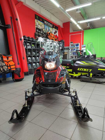 Снегоход Irbis (Ирбис) SF 200 L Long чёрный/синий с ПСМ - купить с доставкой, по выгодной цене в интернет-магазине Мототека